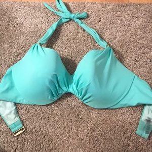 Teal bikini top